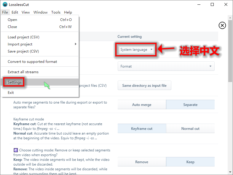 LosslessCut无损剪辑v3.68.0绿色版